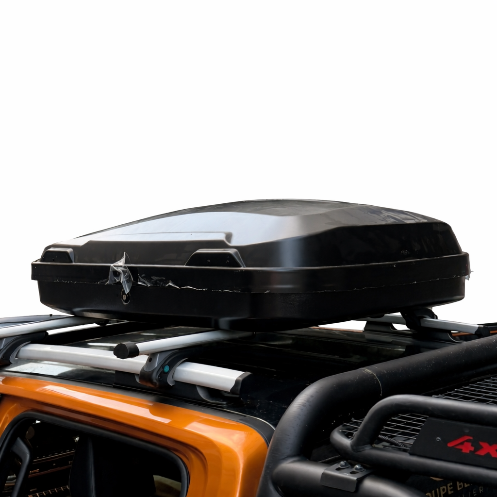 Coffre de toit box 340L noir [sans porte baguage]