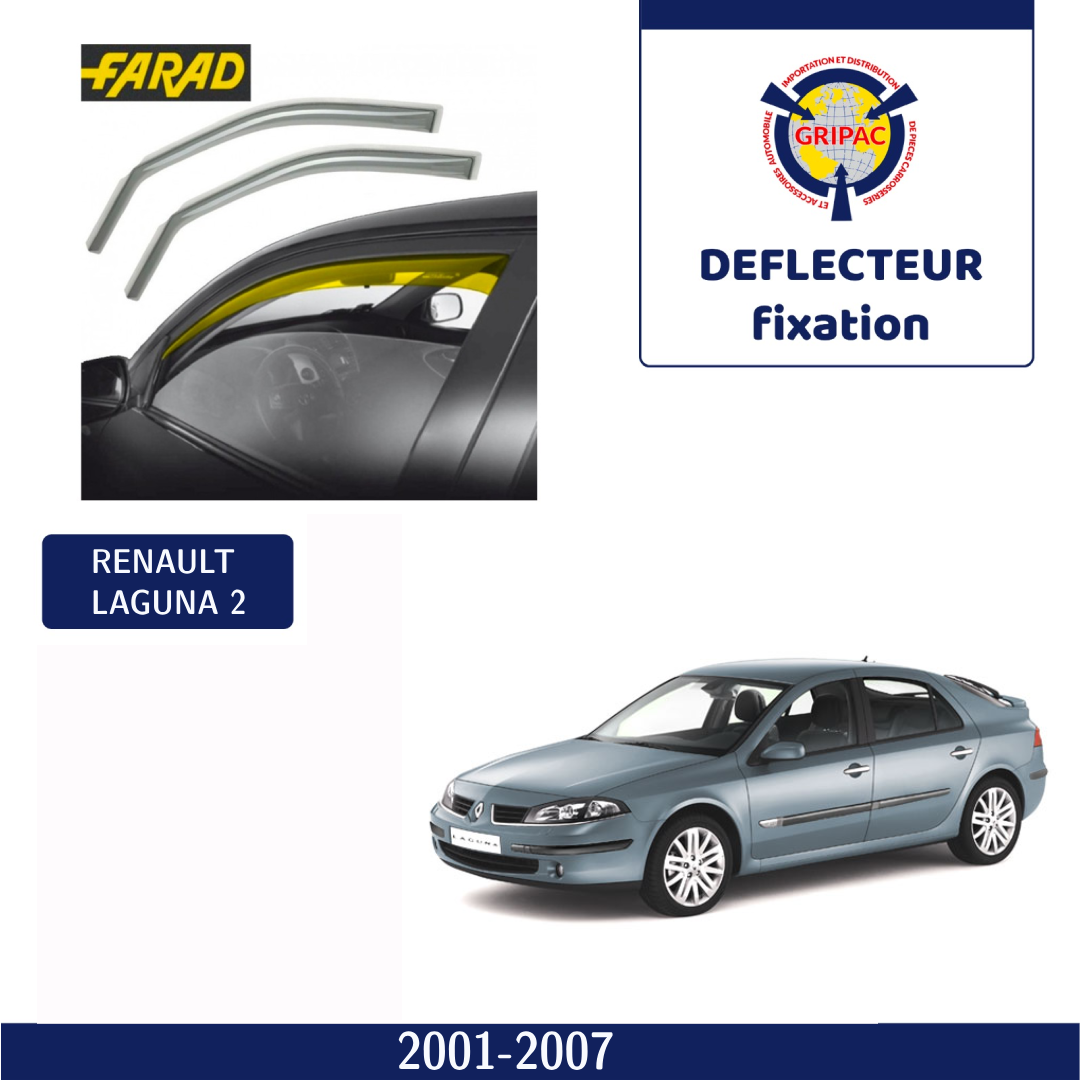 Déflecteur d'air fixation farad Renault Laguna 2