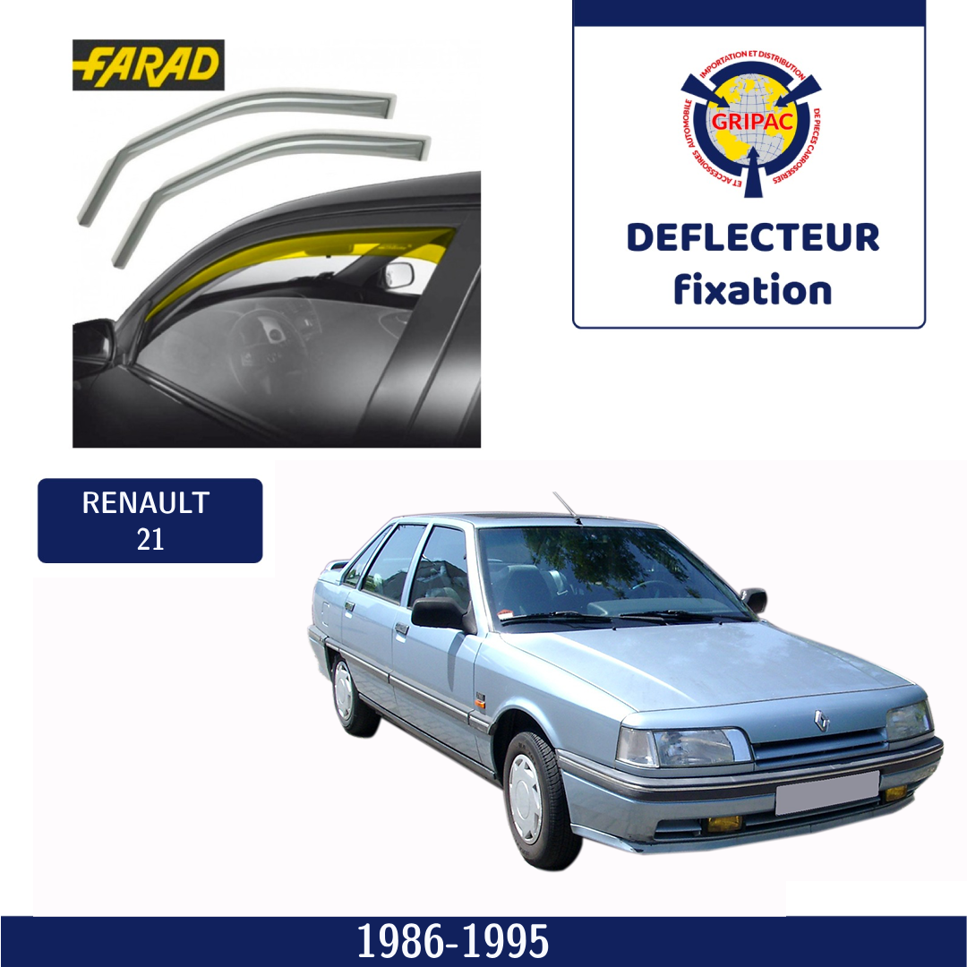 Déflecteur d'air fixation farad Renault R21