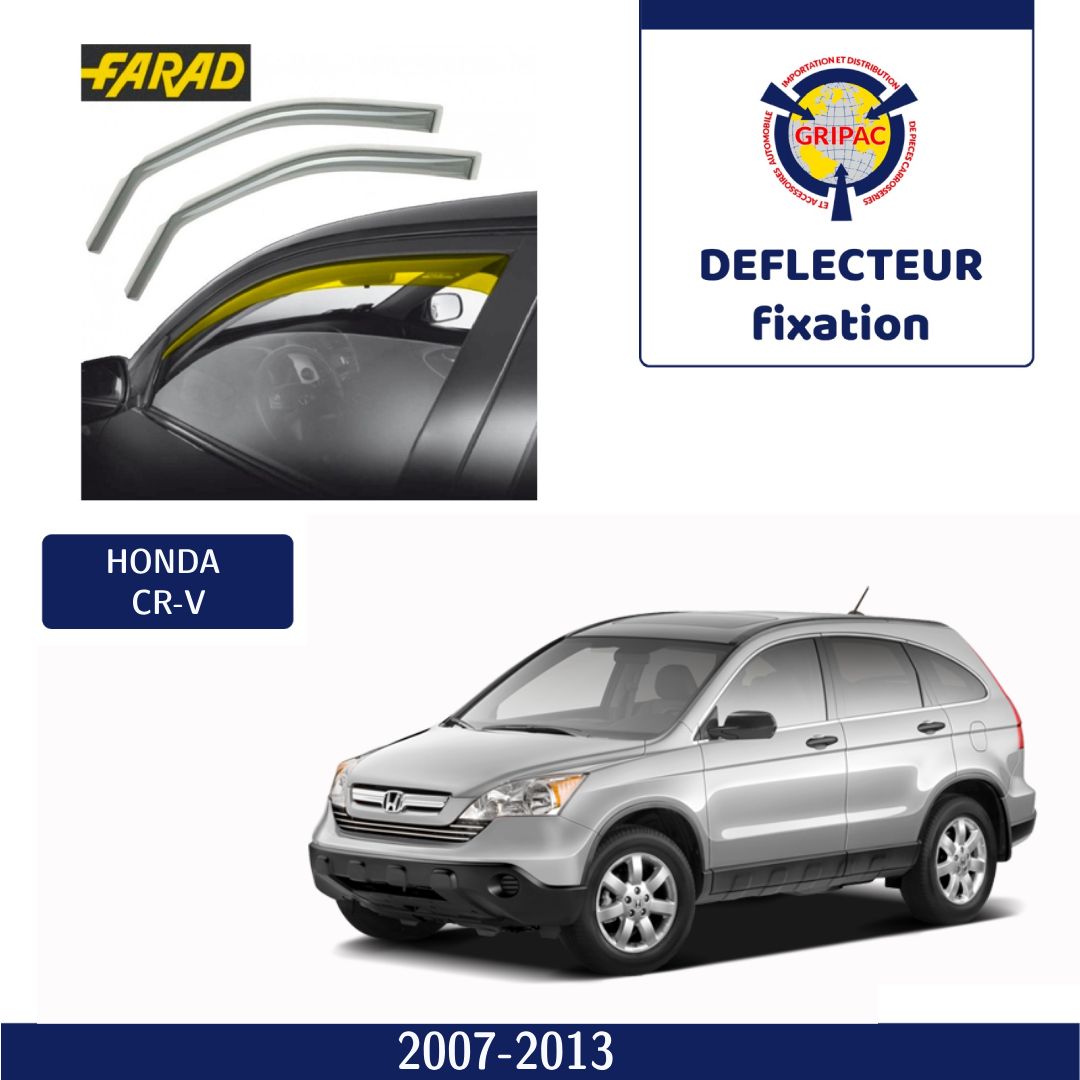 Déflecteur d'air fixation farad Honda Crv 2007-2013