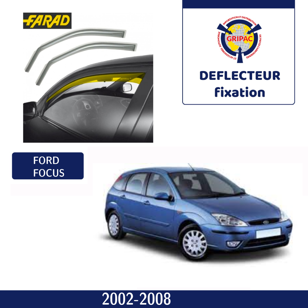 Deflecteur d'air fixation farad Ford focus 2005-2011