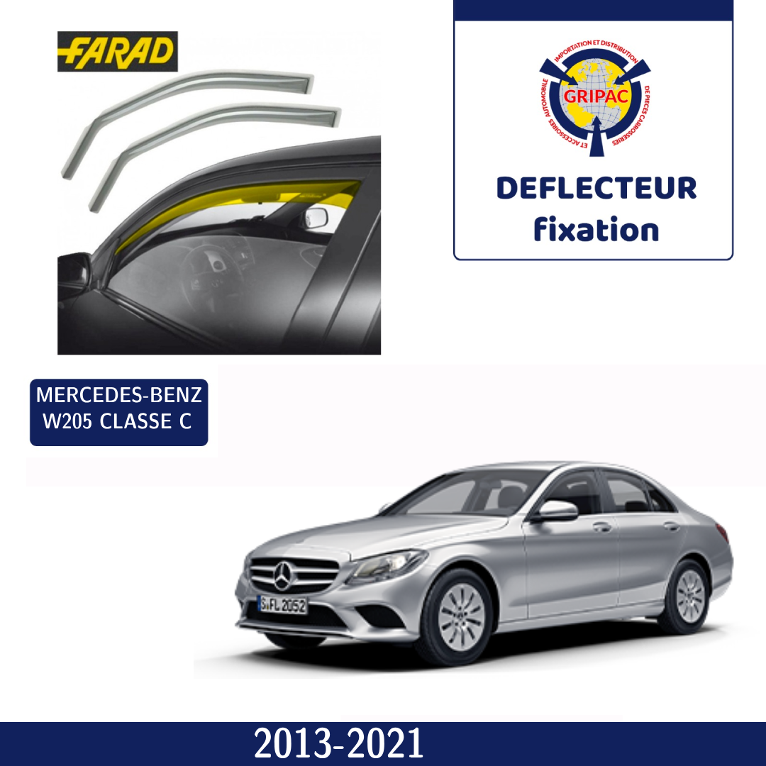 Deflecteur d'air fixation farad Mercedes-Benz Classe C w205 2012-2021