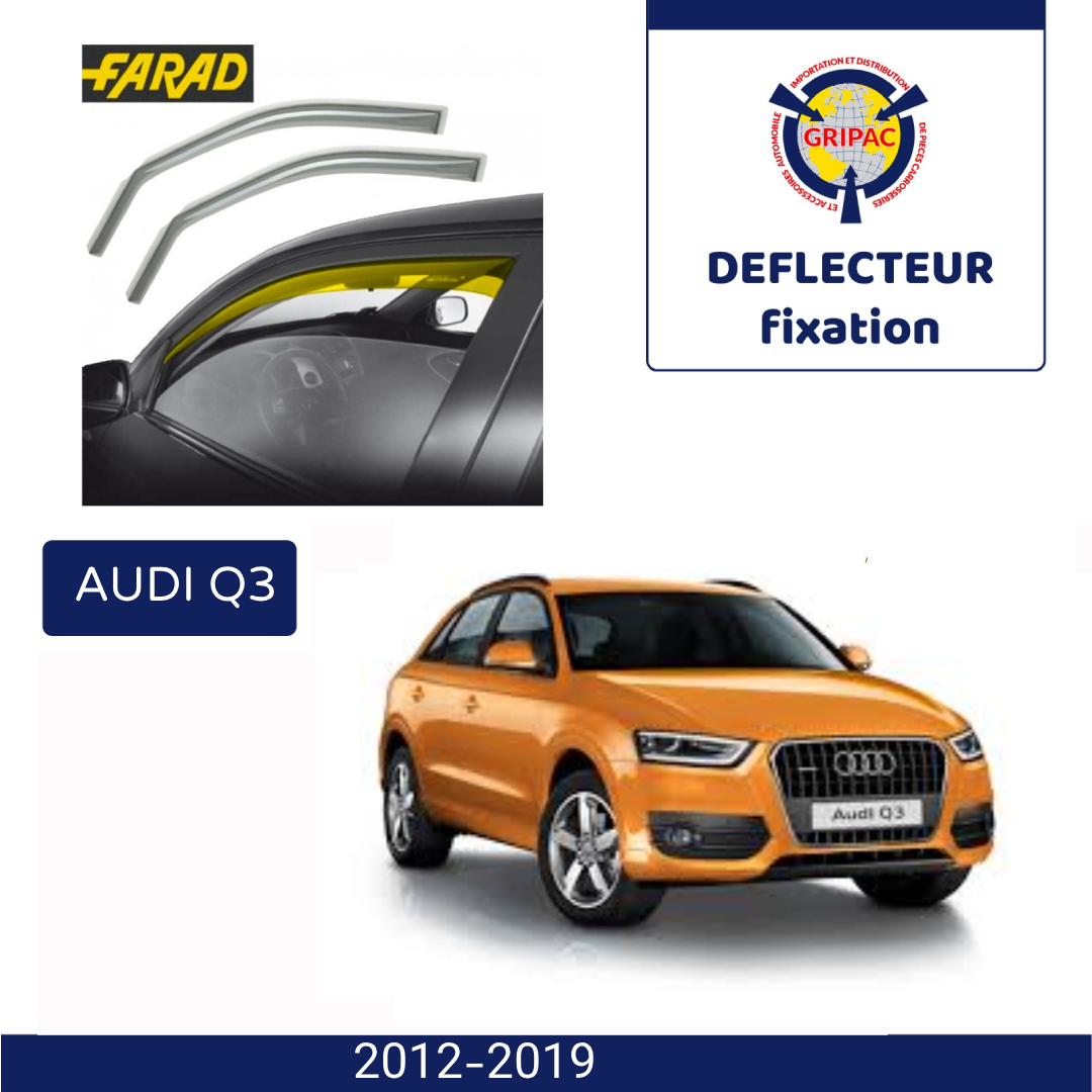 Déflecteur d'air fixation farad Audi Q3 2012-2019