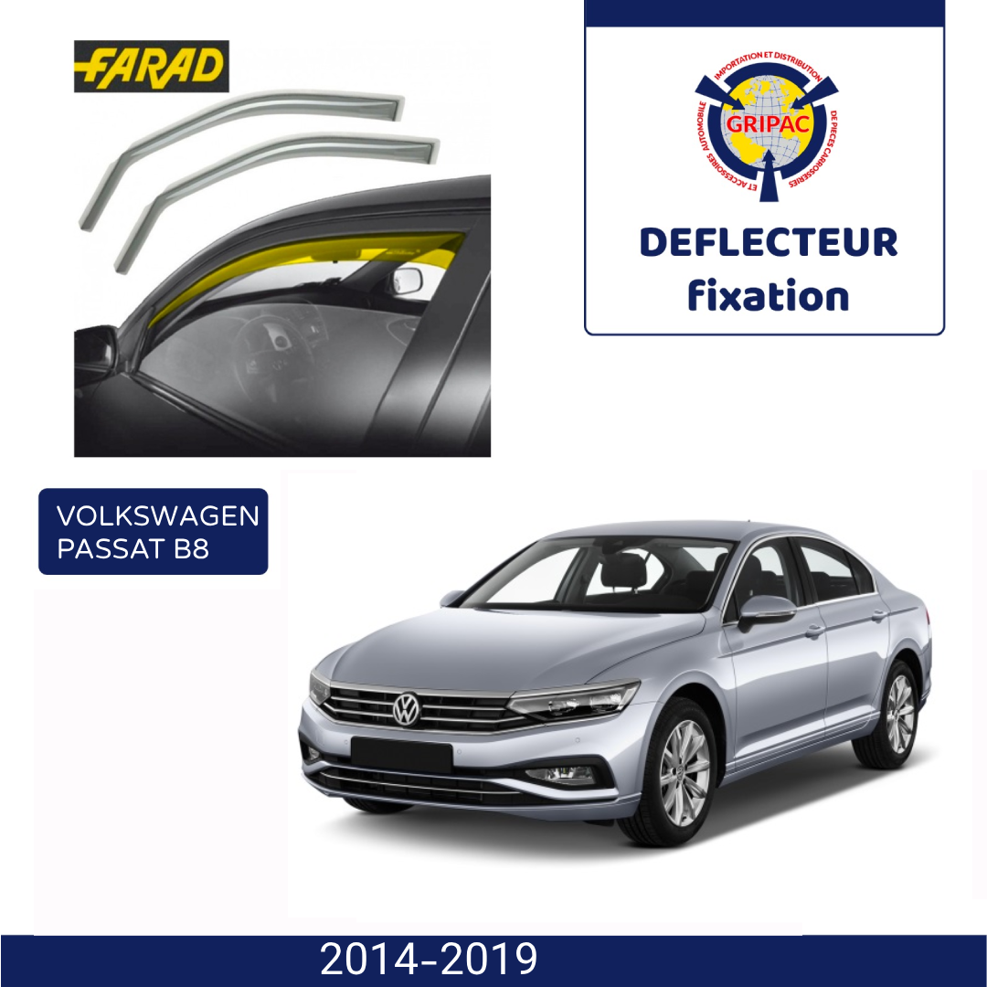 Déflecteur d'air fixation farad Volkswagen Passat B8 2014-2019