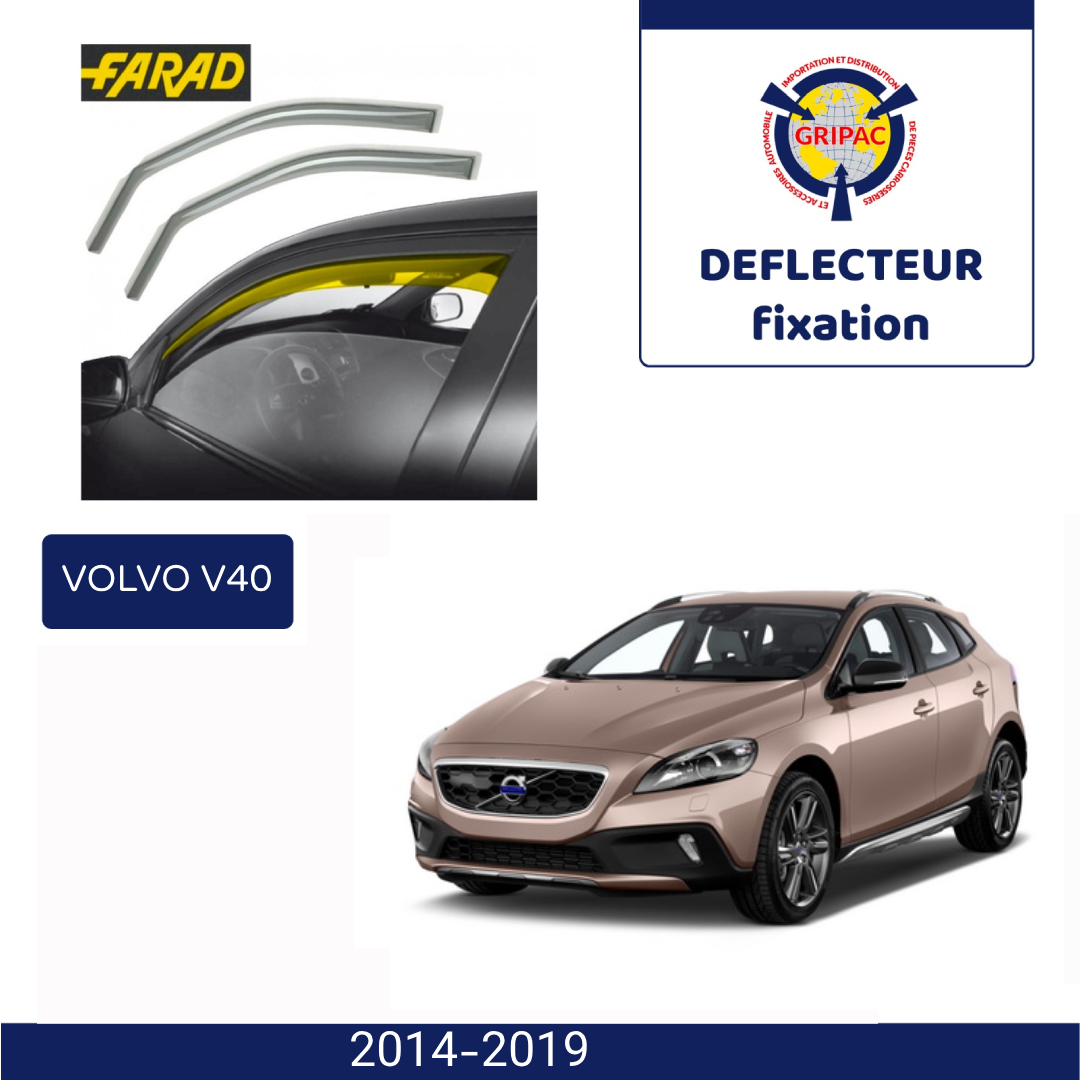 Déflecteur d'air fixation farad Volvo V40 2013-2019