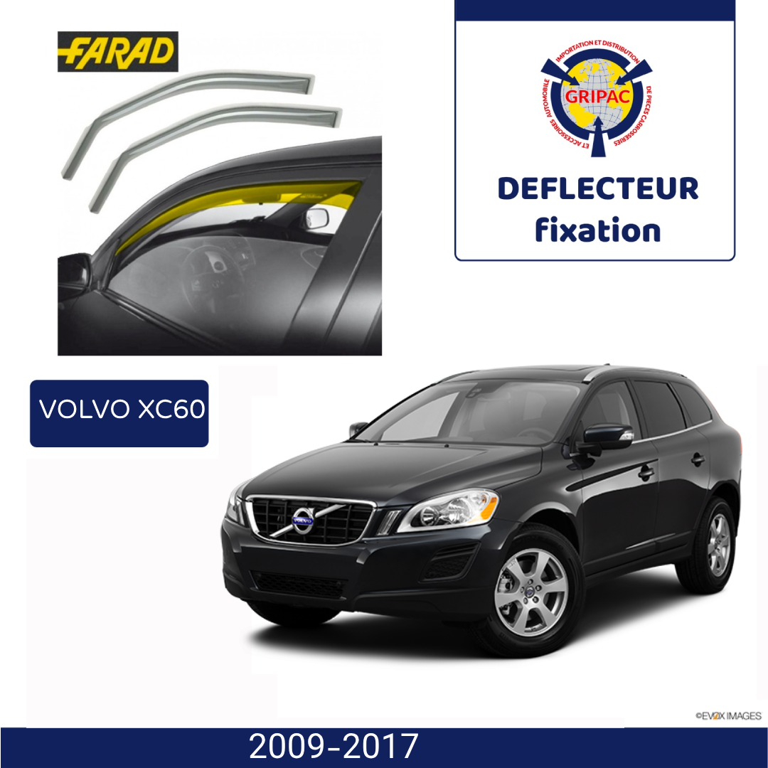 Déflecteur d'air fixation farad Volvo XC60 2009-2017