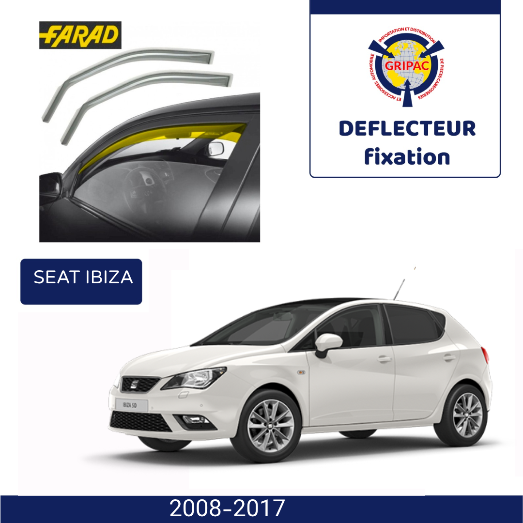 Déflecteur d'air fixation farad Seat Ibiza IV 2008-2017