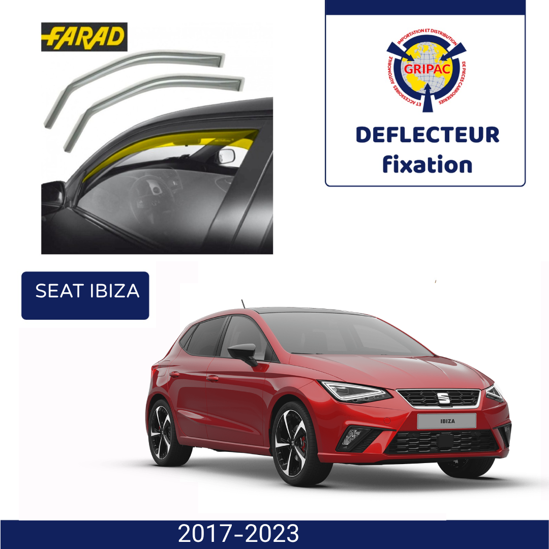 Déflecteur d'air fixation farad Seat Ibiza V 2017-2023