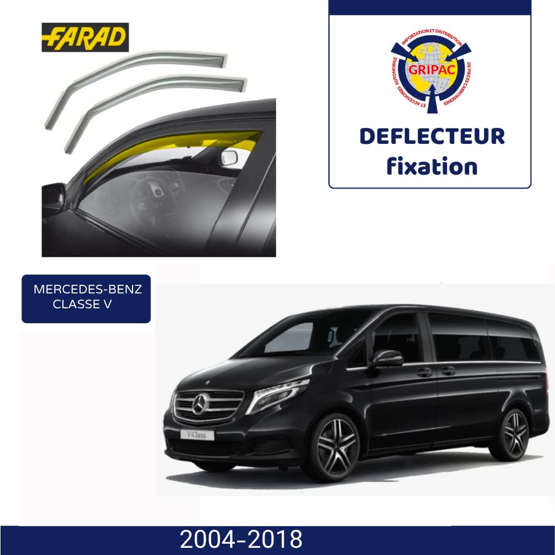 Déflecteur d'air fixation farad Mercedes-Benz classe V VITO 2004-2018