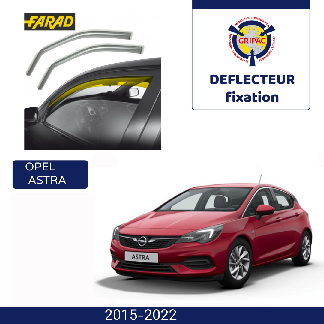 Deflecteur d'air fixation farad Opel Astra K 2015-2022