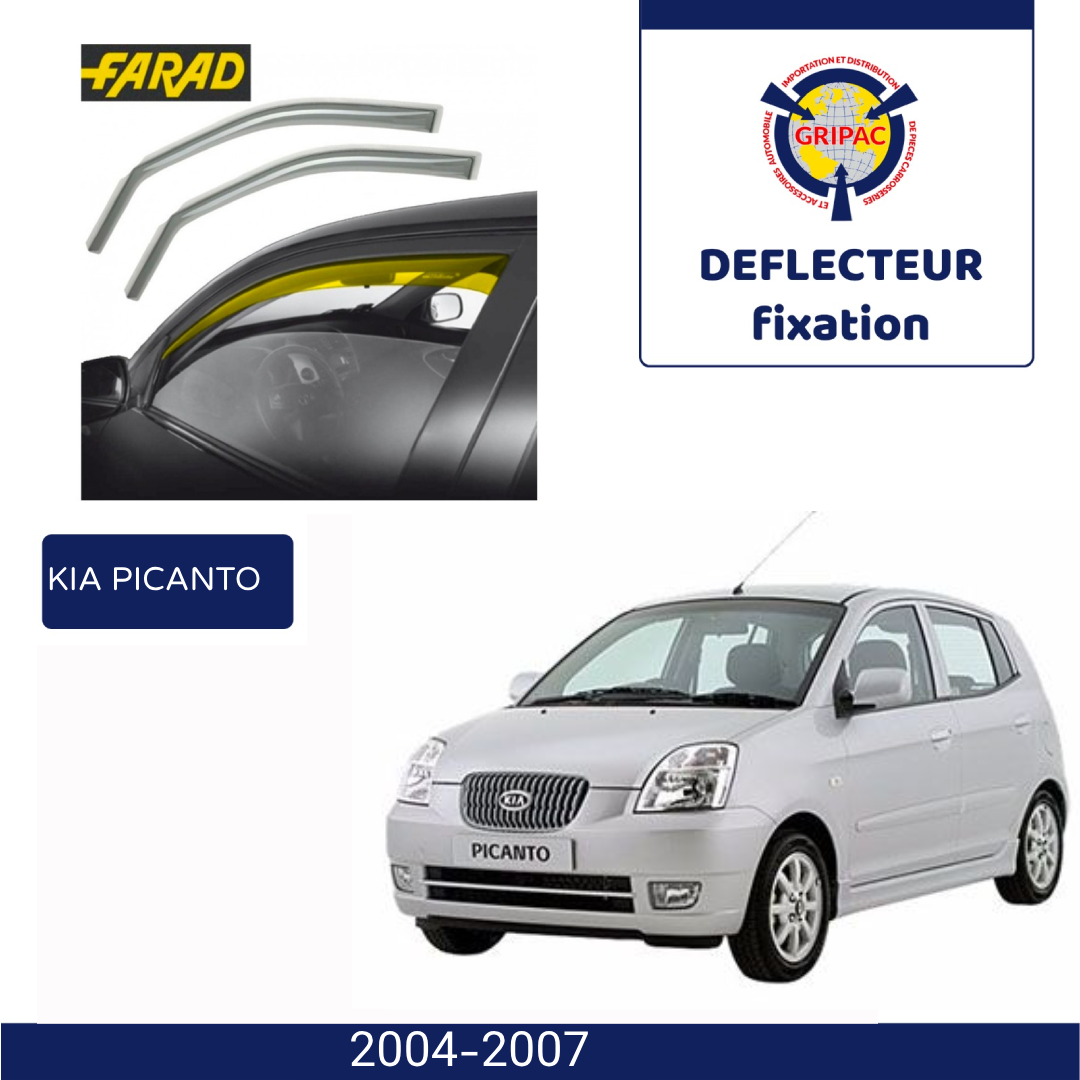 Déflecteur d'air fixation farad Kia Picanto 2004-2007