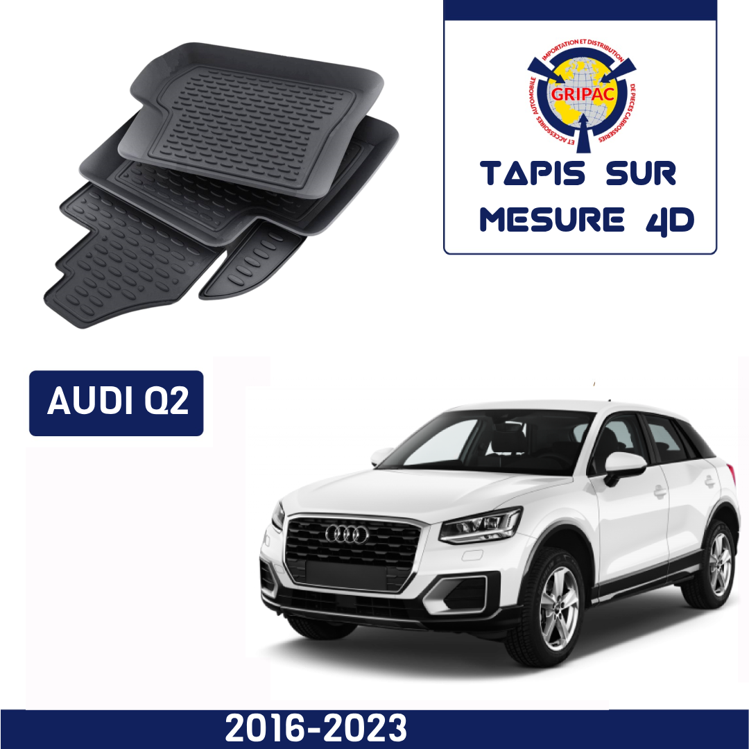 Tapis sur mesure 4D Audi Q2 2016-2023