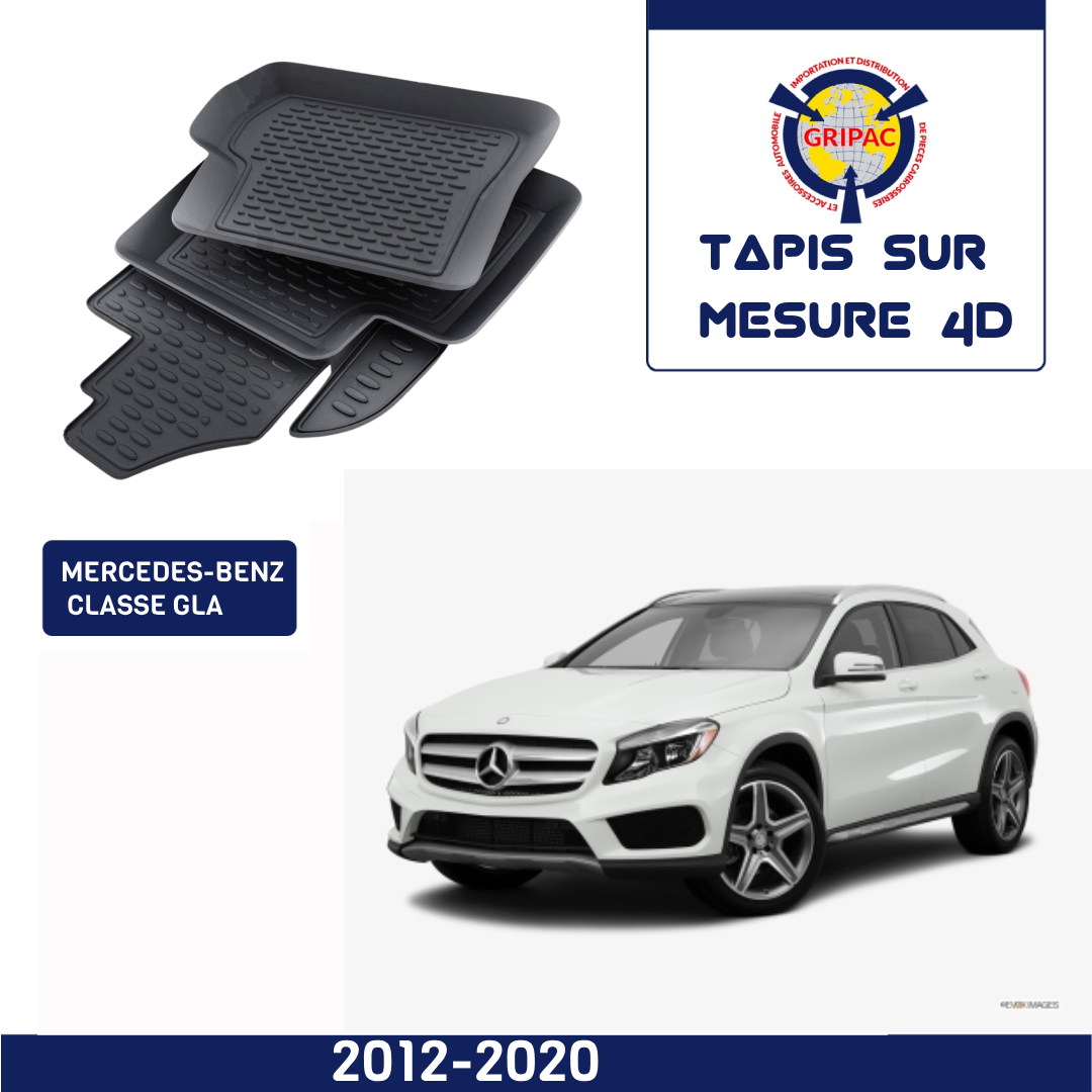 Tapis sur mesure 4D Mercedes-benz GLA 2012-2020