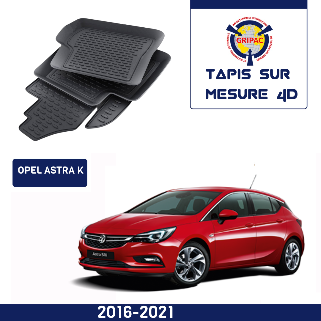 Tapis sur mesure 4D Opel Astra K 2016-2021