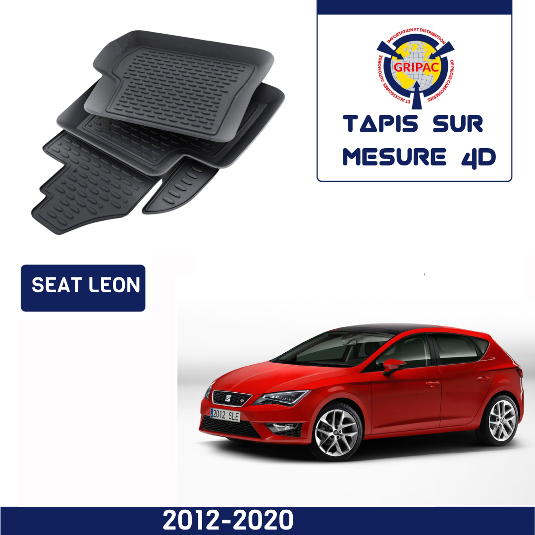 Tapis sur mesure 4D Seat Leon 2012-2020