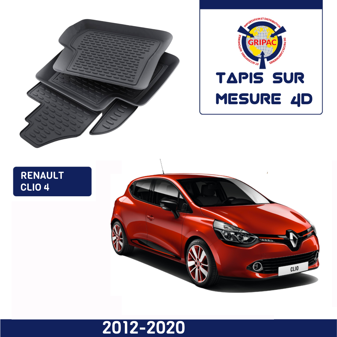 Tapis sur mesure 4D Renault Clio 4 2012-2020