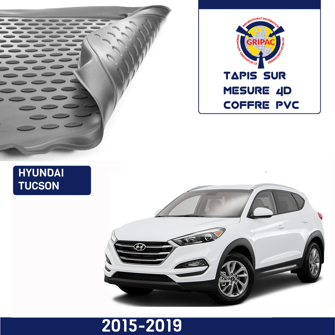 Tapis sur mesure 4D coffre PVC Hyundai Tucson 2015-2021