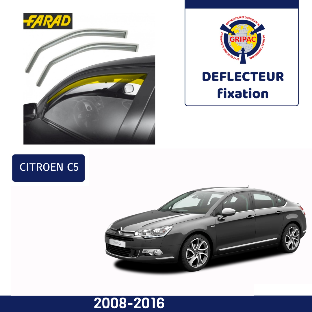 Déflecteur d'air fixation farad Citroën C5 2008-2016