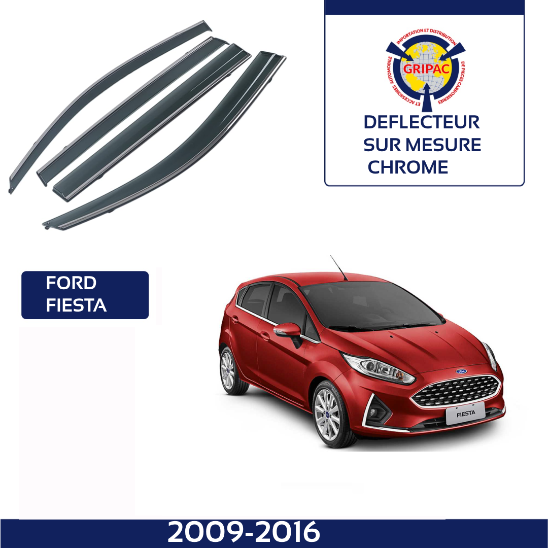 Déflecteur chrome Ford fiesta 2009-2016