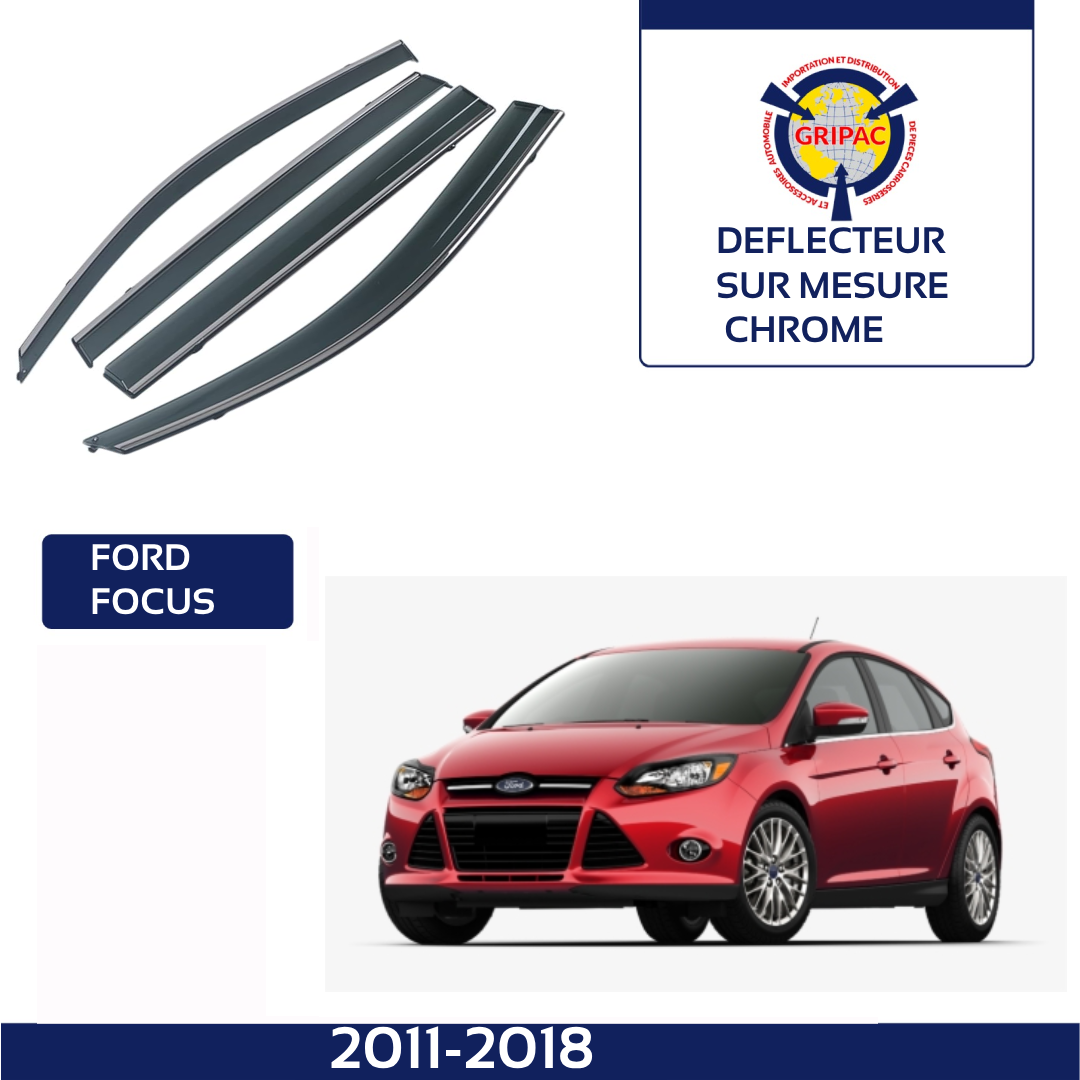 Déflecteur chrome Ford focus 2011-2018