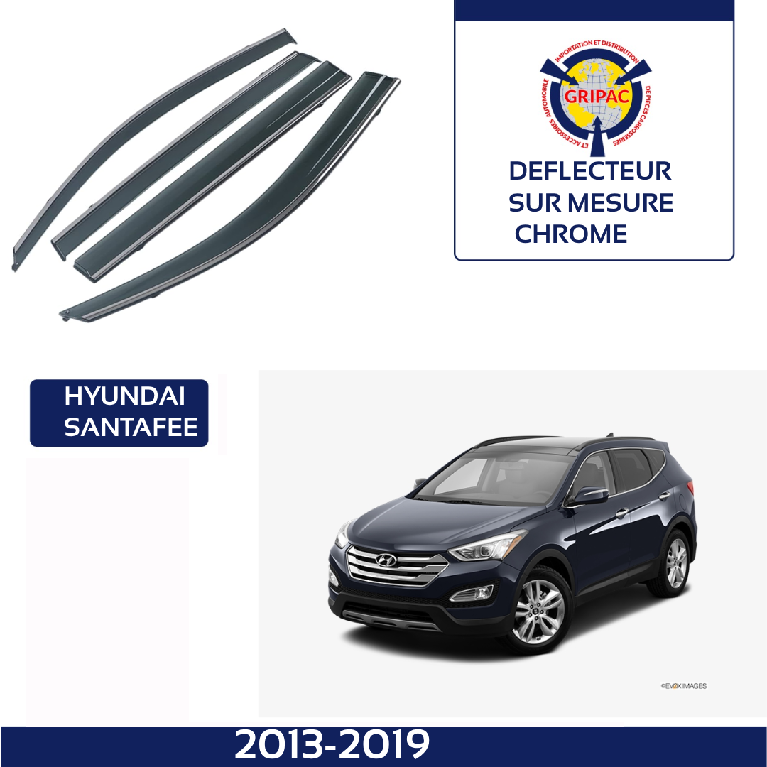 Déflecteur chrome Hyundai santafee 2013-2019