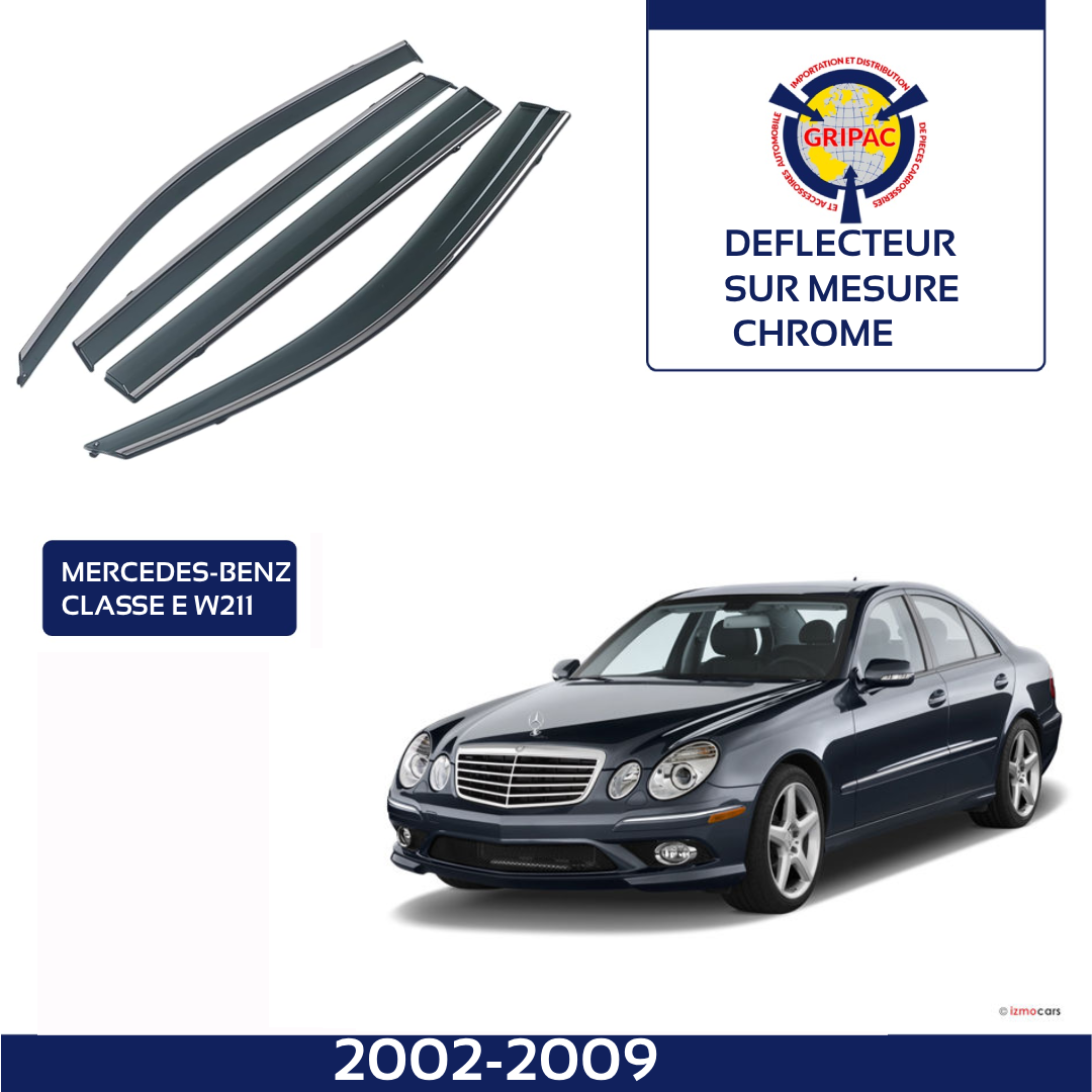 Déflecteur chrome Mercedes-Benz Classe E W211 2002-2009