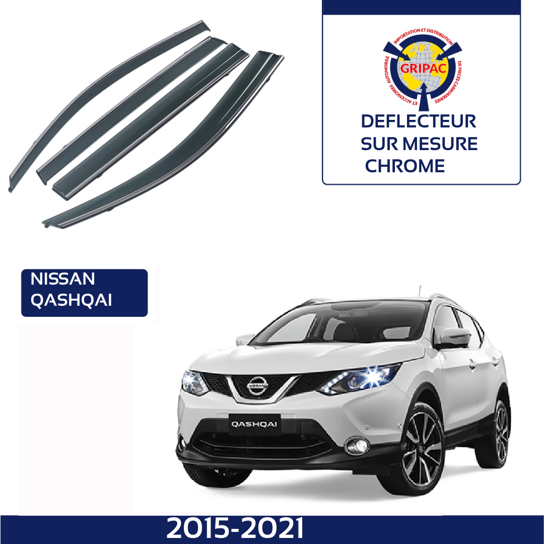 Déflecteur chrome Nissan qashqai 2015-2021