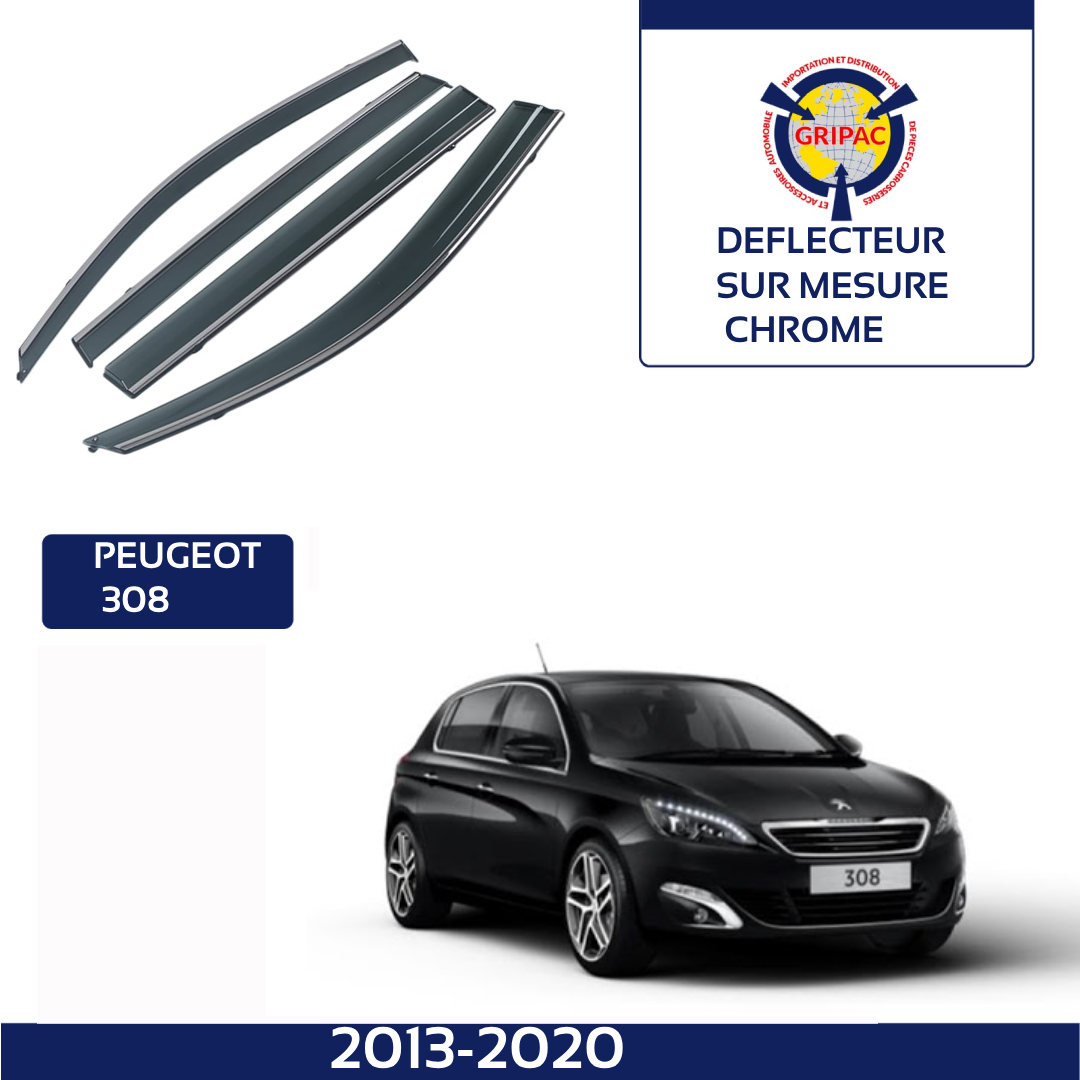 Déflecteur chrome Peugeot 308 2013-2020