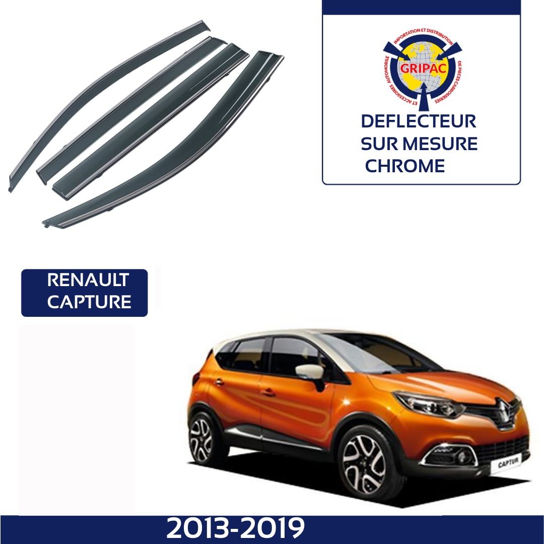 Déflecteur chrome Renault capture 2013-2019