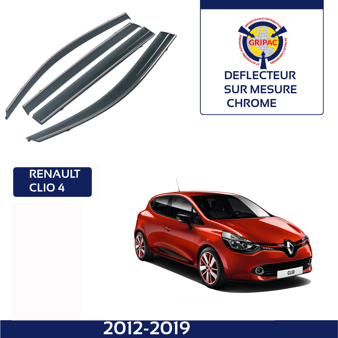 Déflecteur chrome Renault Clio 4