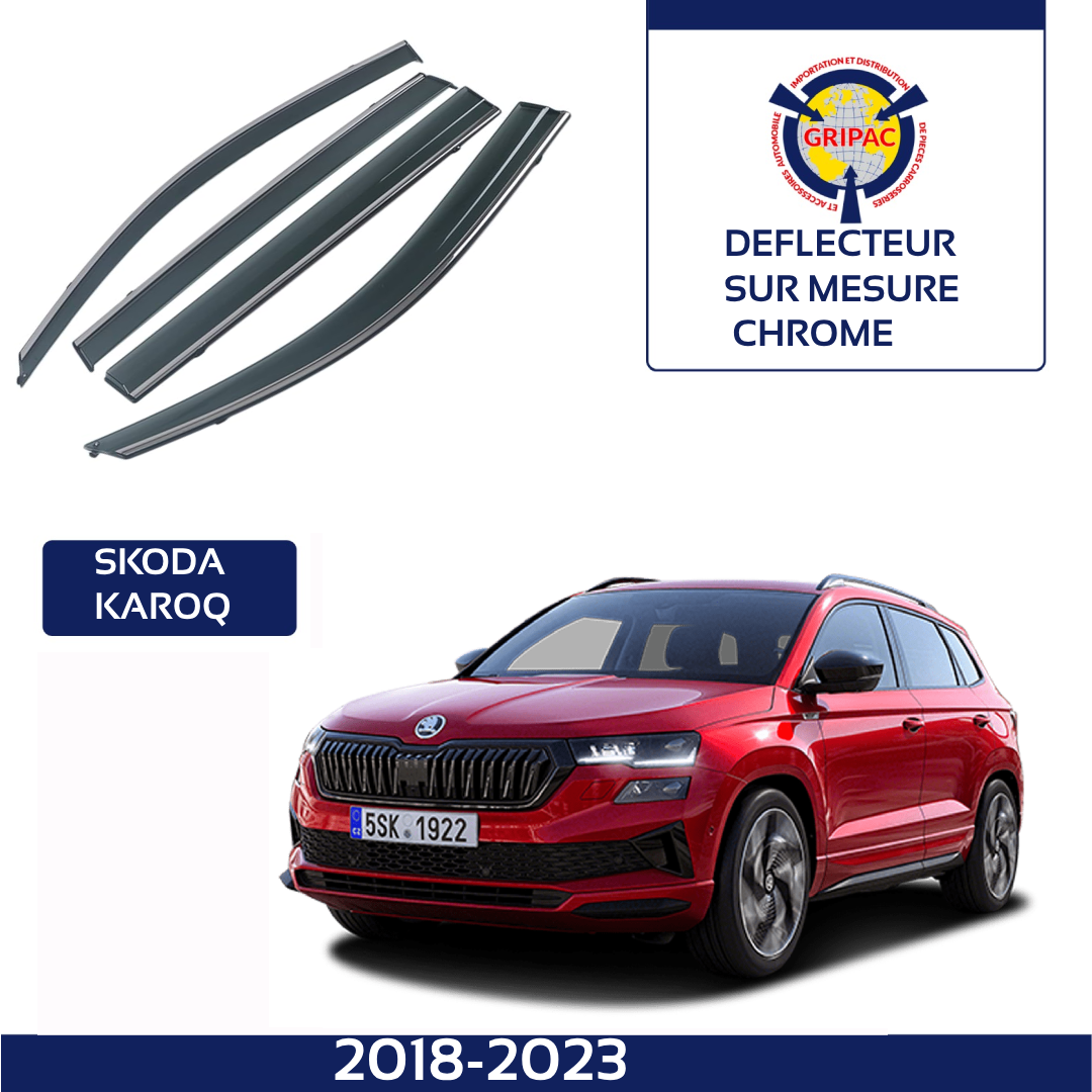 Déflecteur chrome Skoda karoq 2018-2024