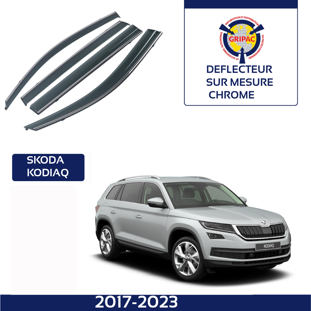 Deflecteur chrome skoda kodiaq 2017-2024