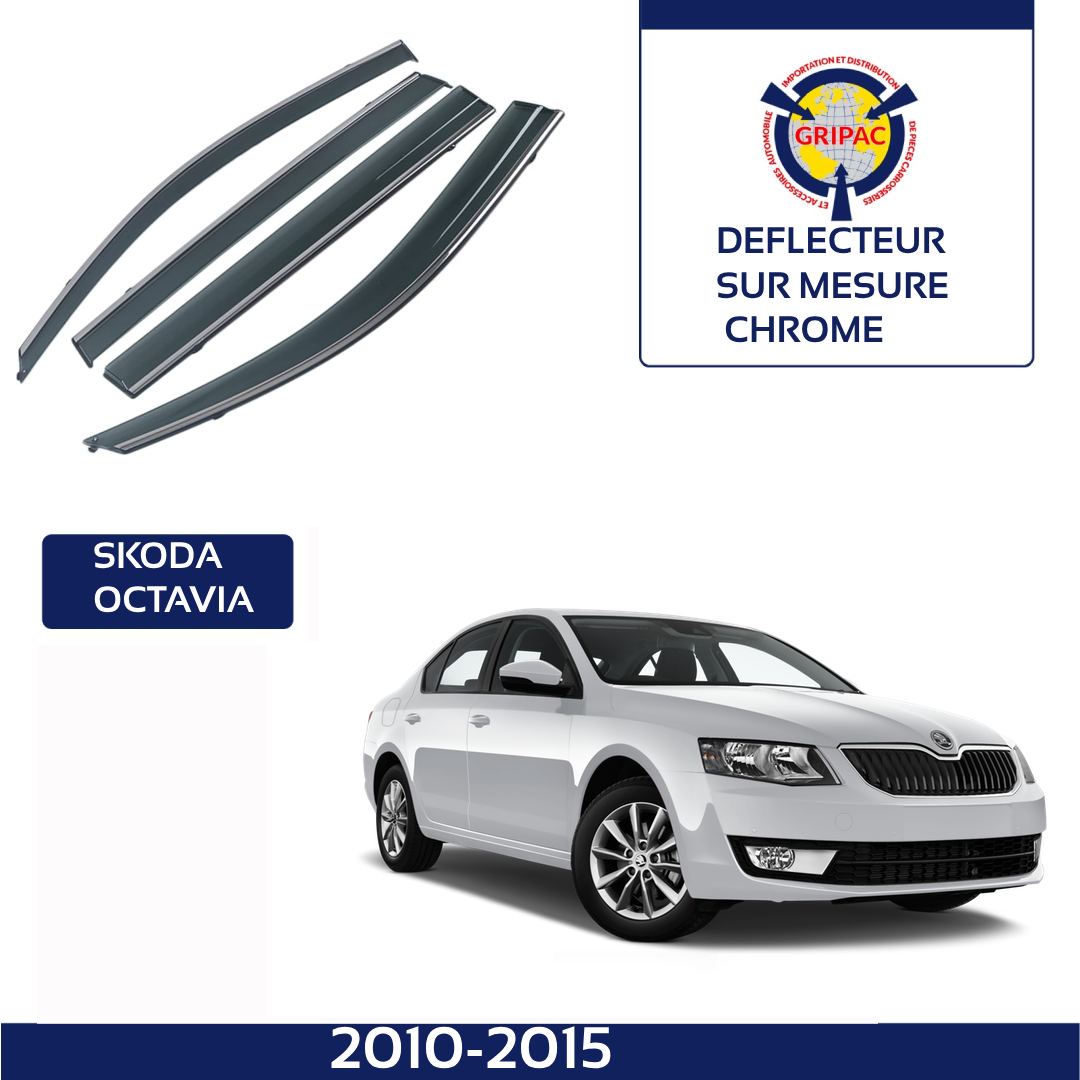 Déflecteur chrome Skoda octavia 2010-2015