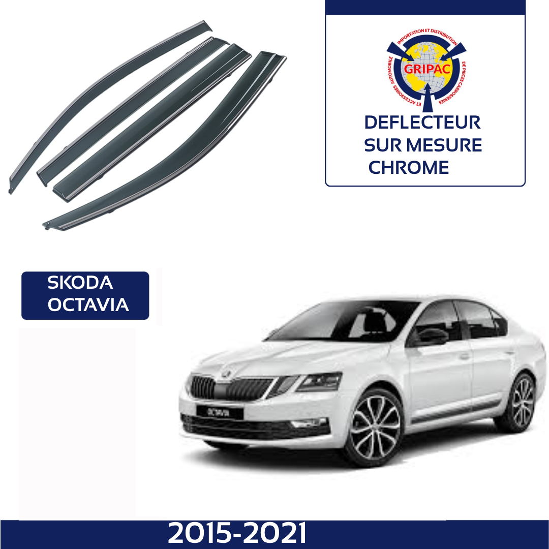 Déflecteur chrome Skoda octavia 2015-2021