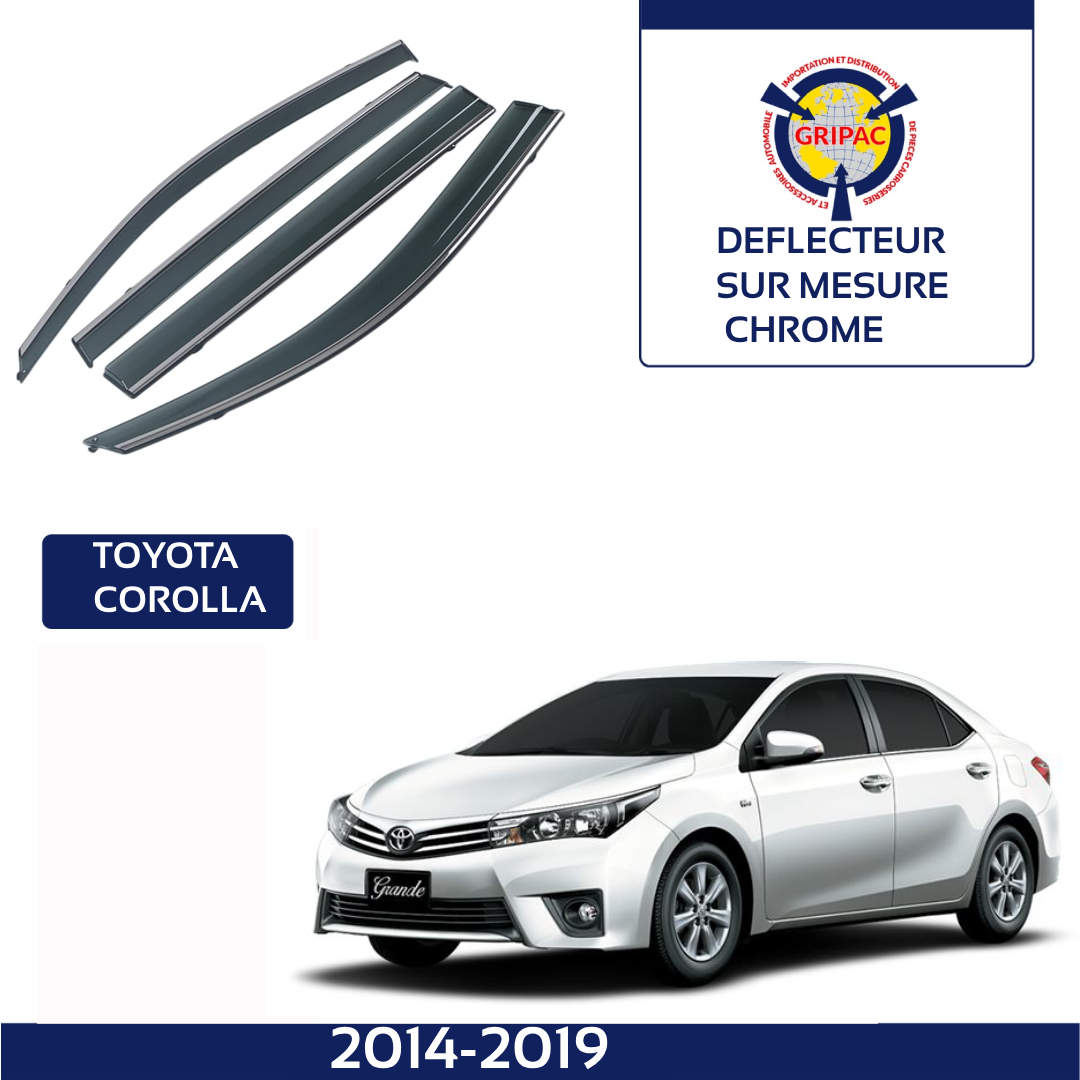 Déflecteur chrome Toyota Corolla 2014-2019