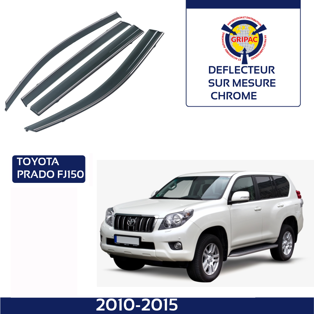 Déflecteur chrome Toyota Prado FJ150 2010-2015