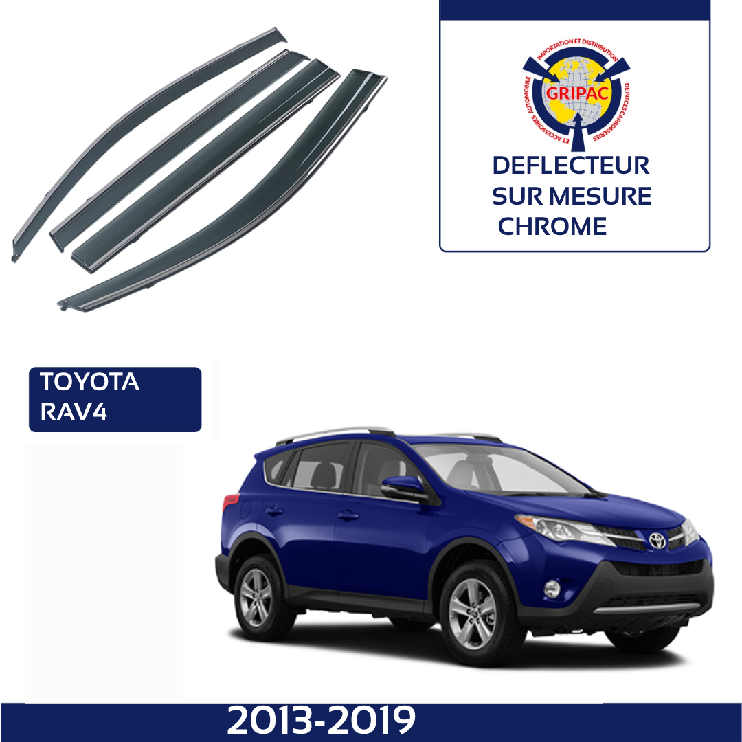 Déflecteur chrome Toyota rav4 2013-2019