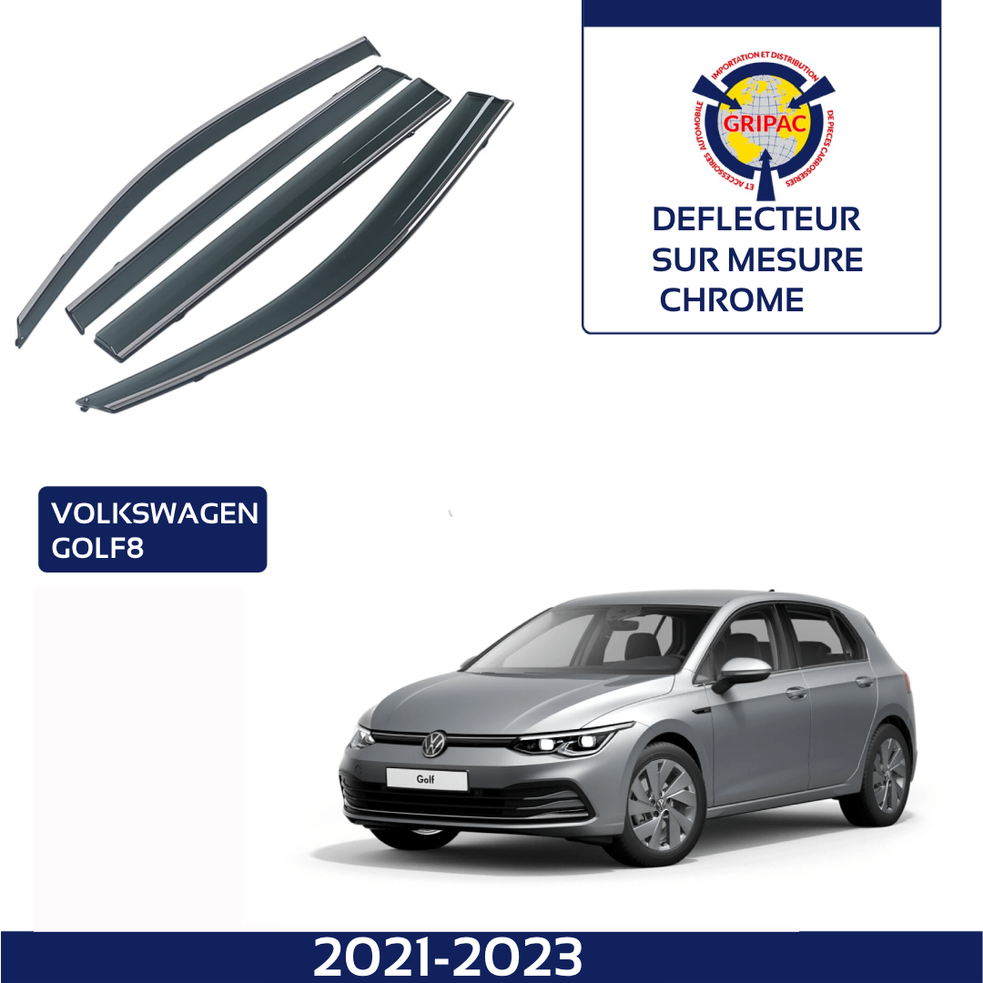 Déflecteur chrome Volkswagen golf 8 2020-2024