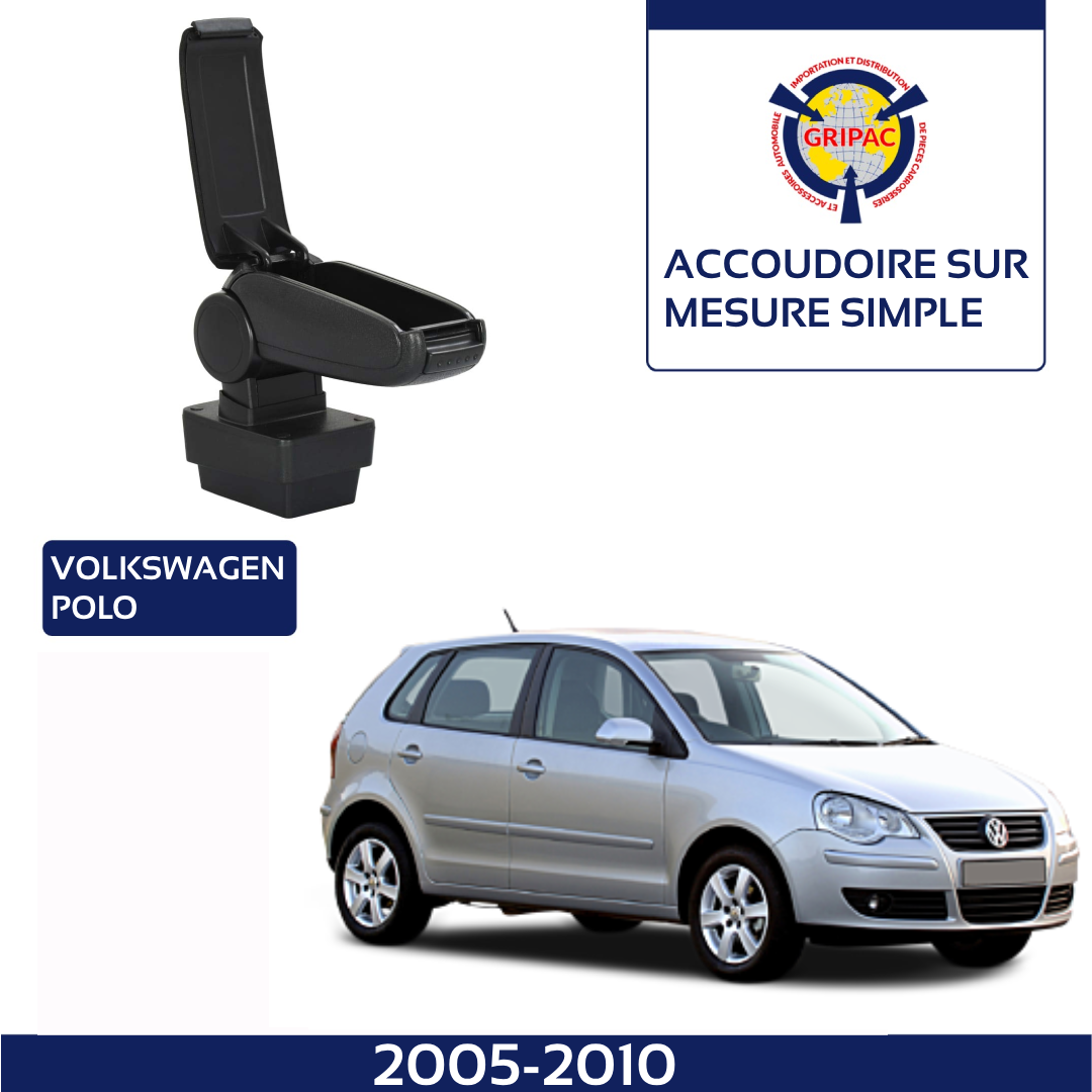 Accoudoir sur mesure Volkswagen polo 2005-2009