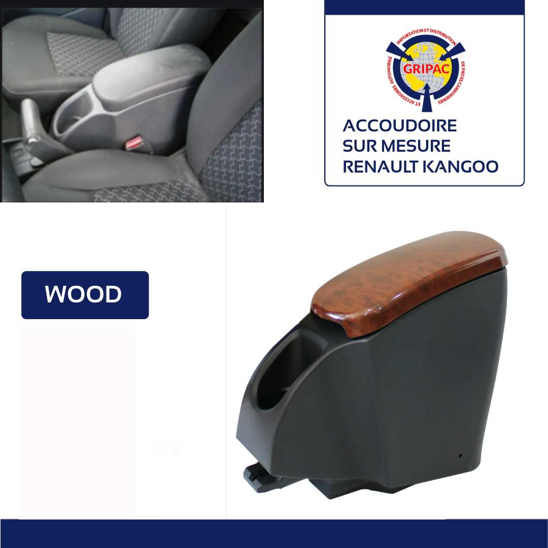 Accoudoir sur mesure Renault Kangoo Évolution  2007-2021 Wood