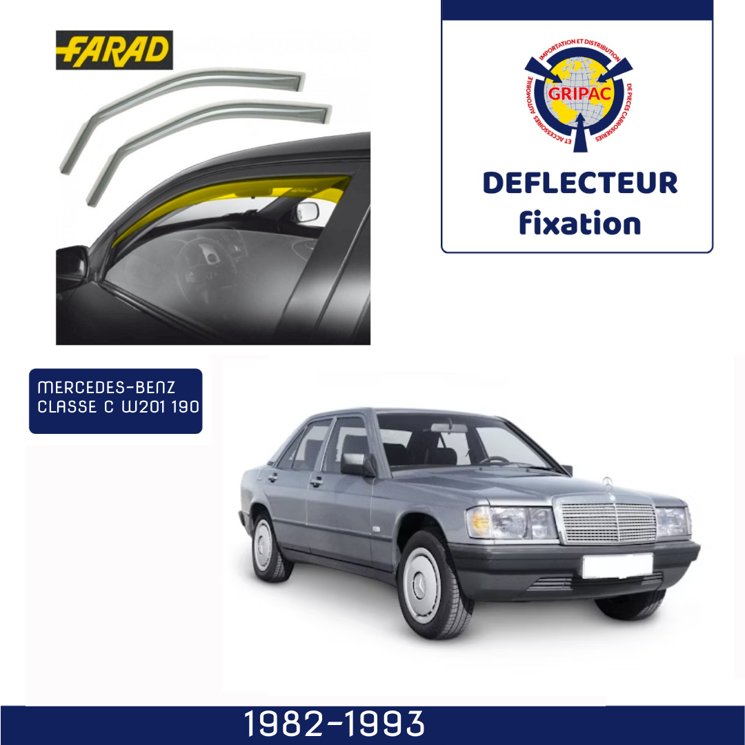 Déflecteur d'air fixation farad Mercedes-Benz classe c W201 (190)