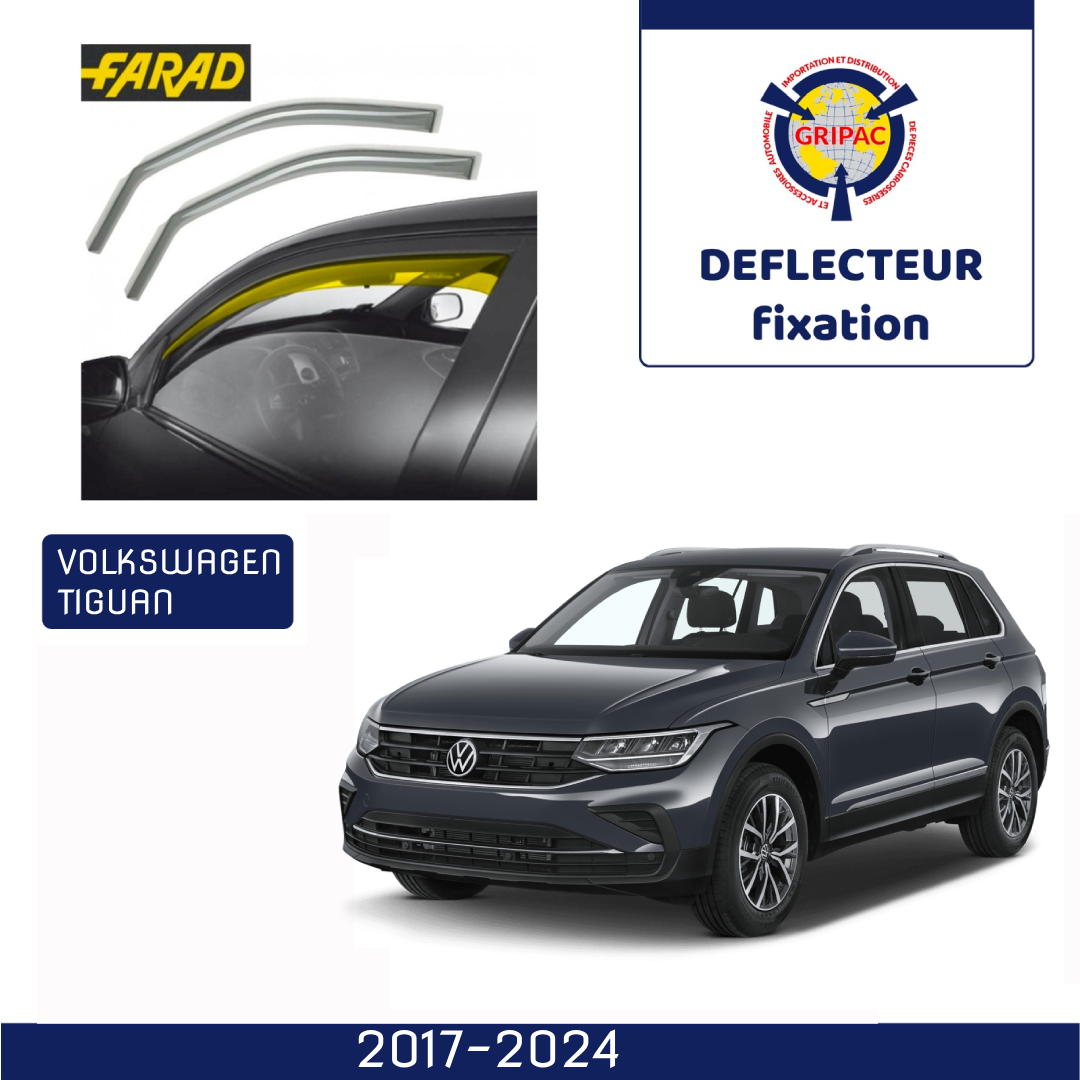 Déflecteur d'air fixation farad Volkswagen Tiguan 2017-2024