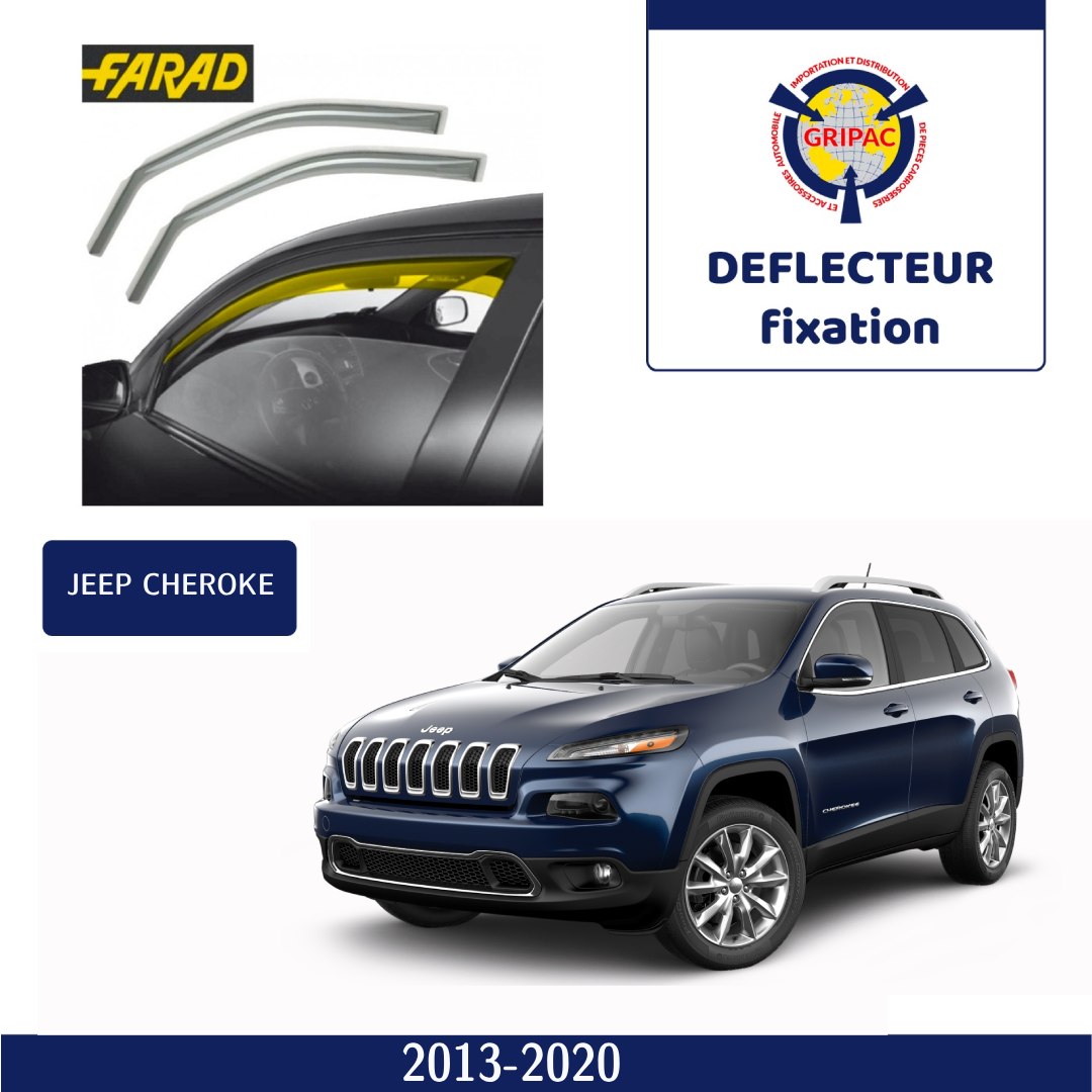 Déflecteur d'air fixation farad Jeep Cherokee 2013-2020