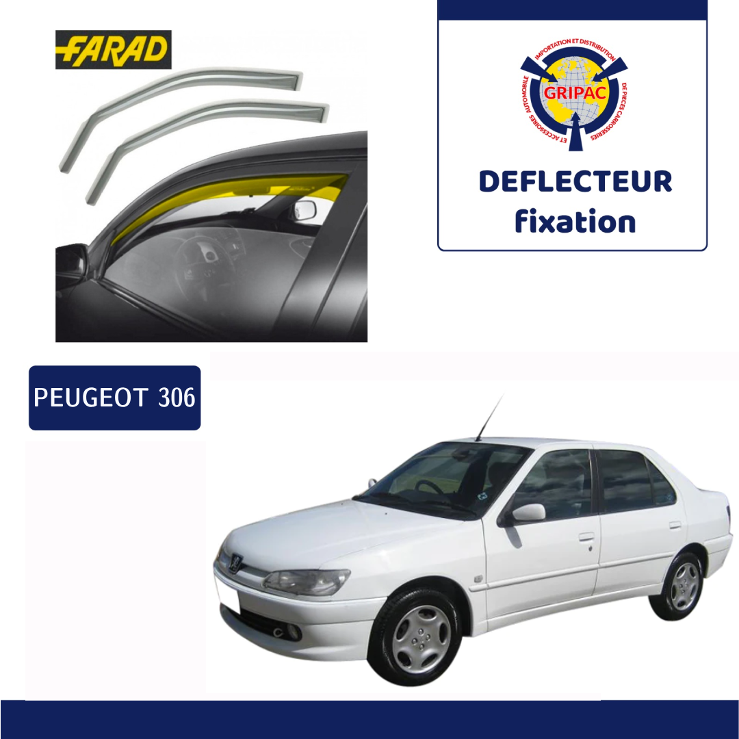 Déflecteur d'air fixation farad Peugeot 306