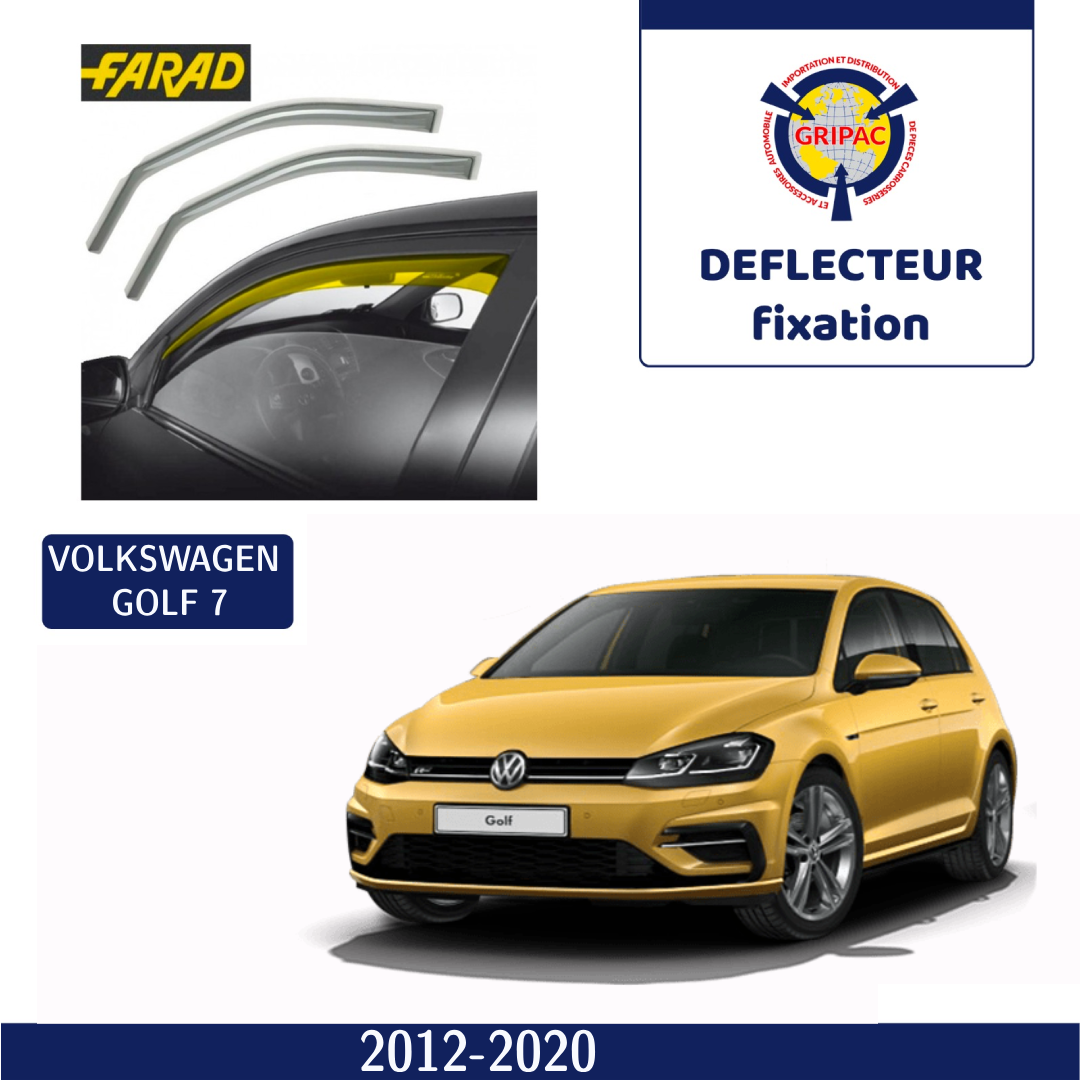 Déflecteur d'air fixation farad Volkswagen golf 7