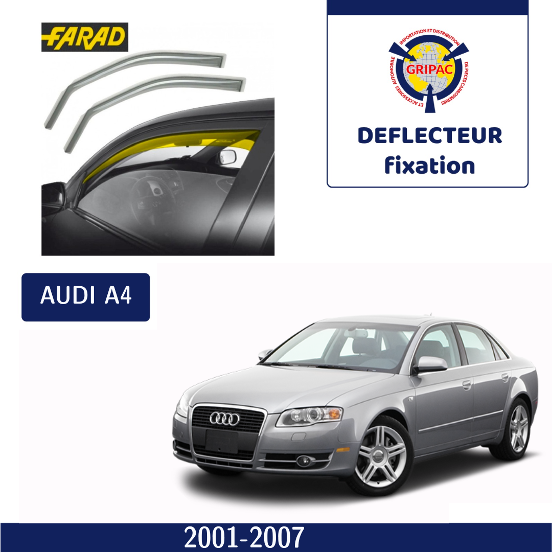 Déflecteur d'air fixation farad Audi A4 B6 2001-2007