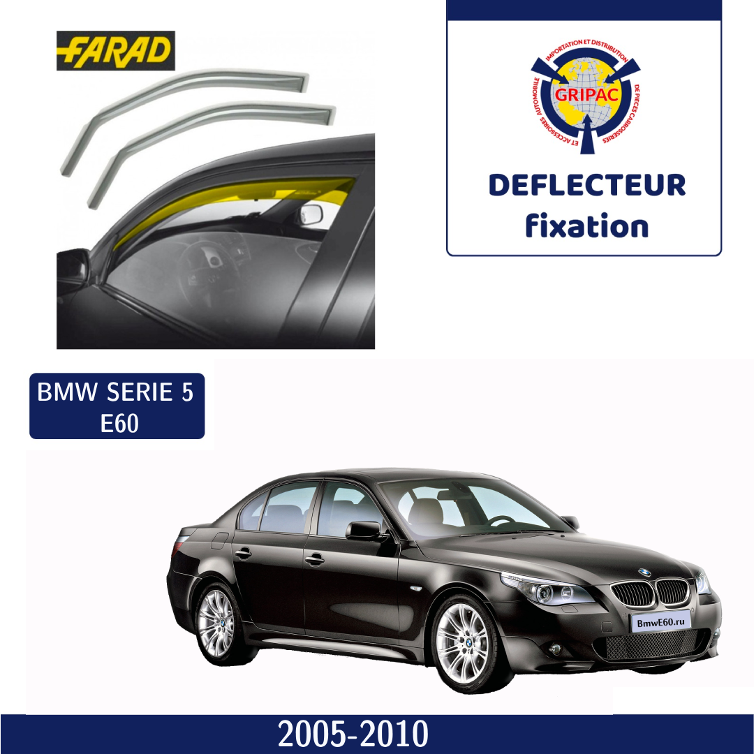 Deflecteur d'air fixation farad Bmw serie 5 E60 2005-2011