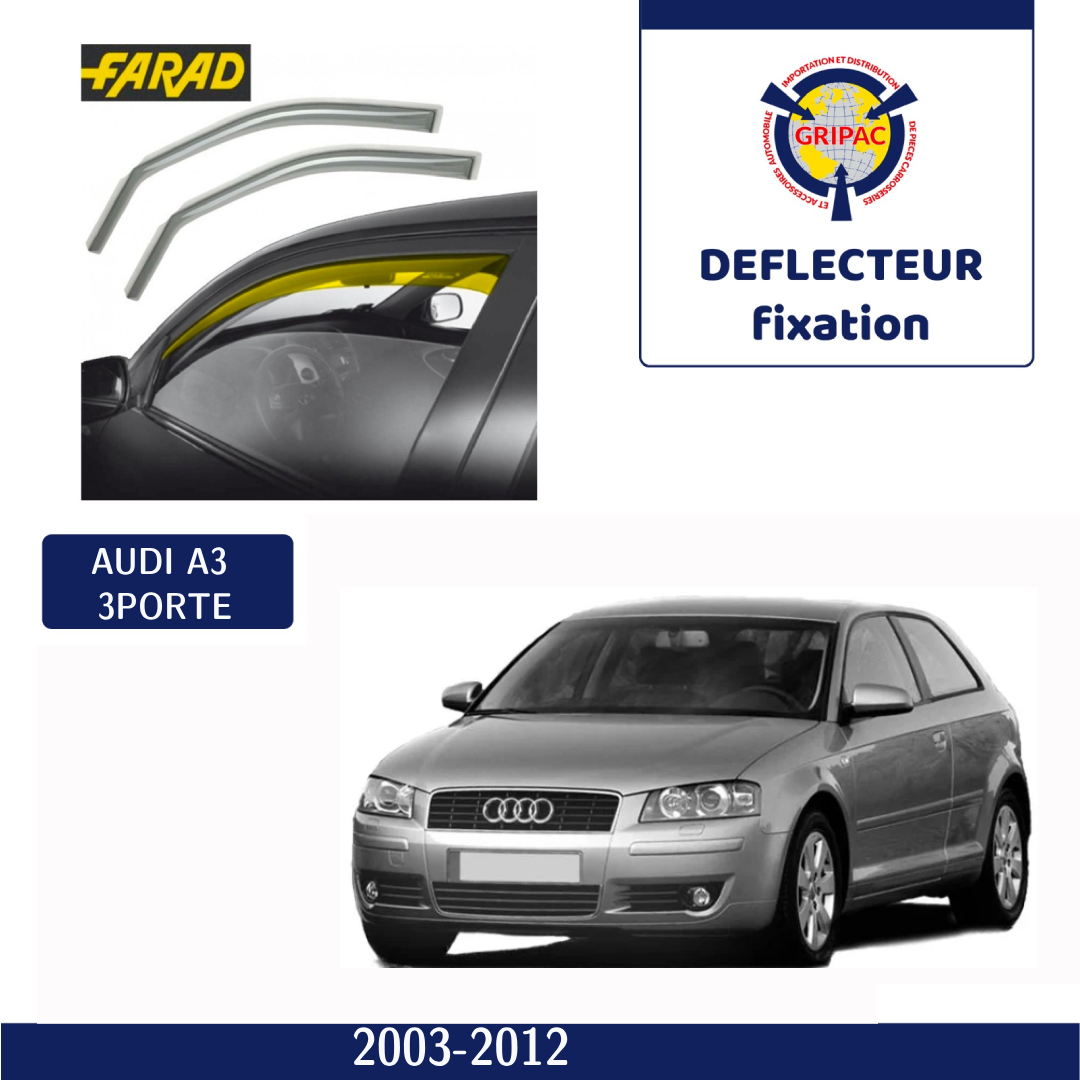 Déflecteur d'air fixation farad Audi A3 3porte 2003-2012