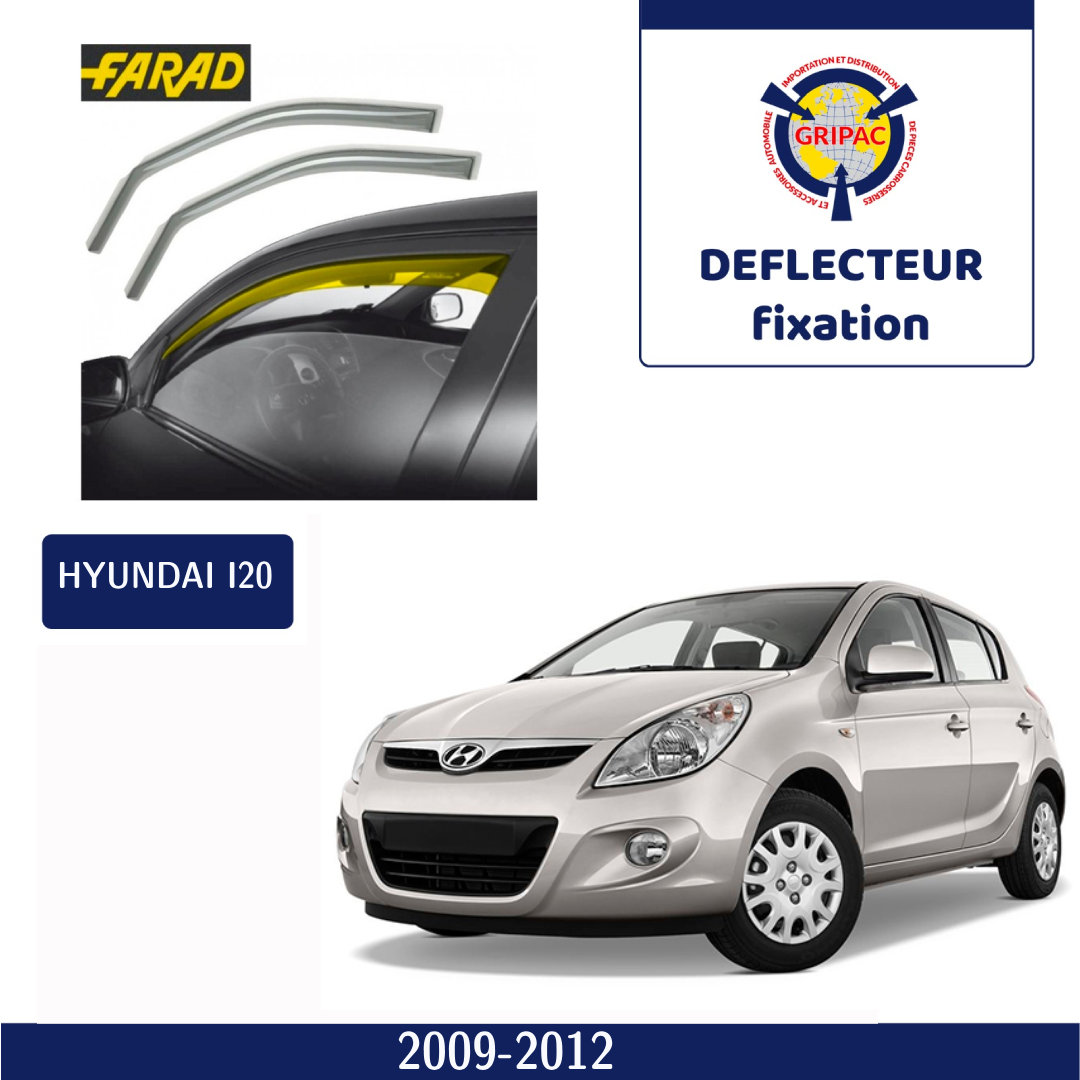 Déflecteur d'air fixation farad Hyundai I20 2009-2012