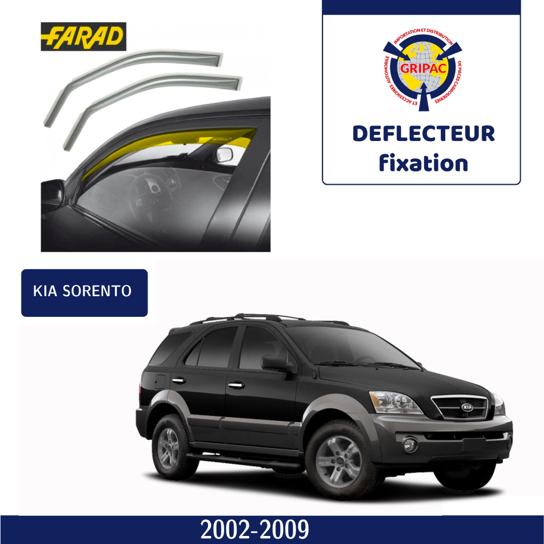 Déflecteur d'air fixation farad Kia Sorento 2002-2009